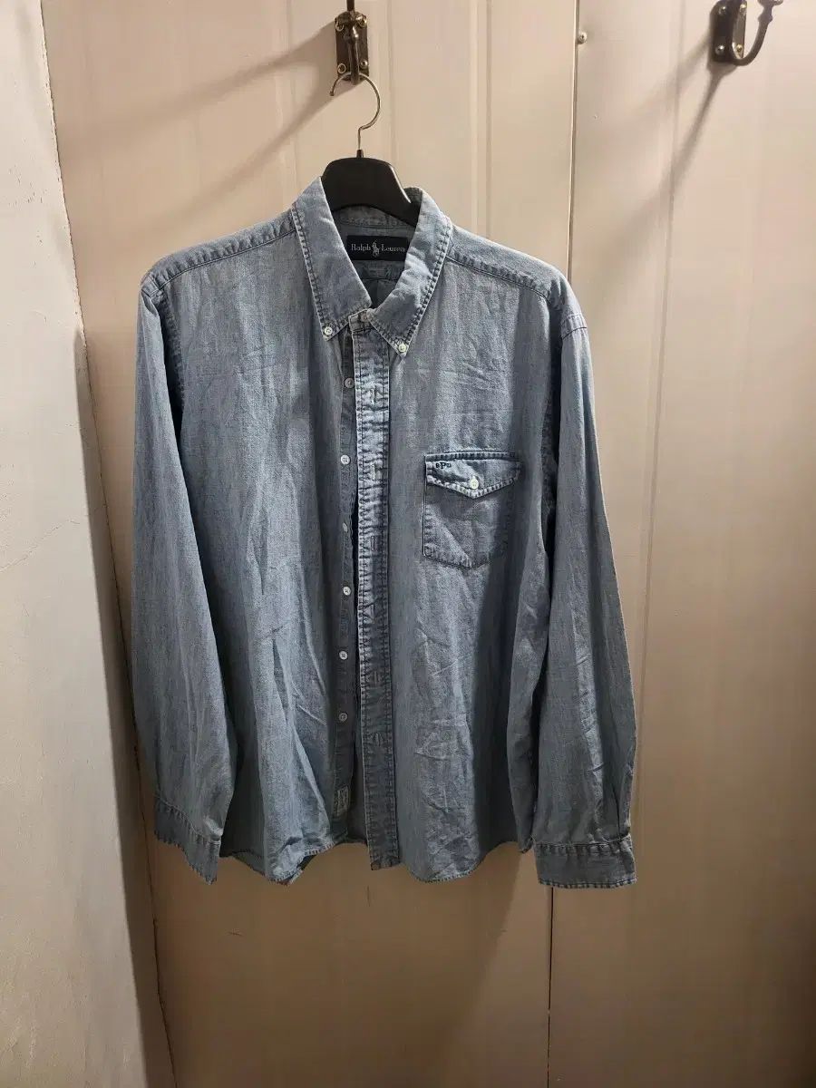 Ralph Lauren ラルフローレン デニム シャツ デニムシャツ xl サイズ