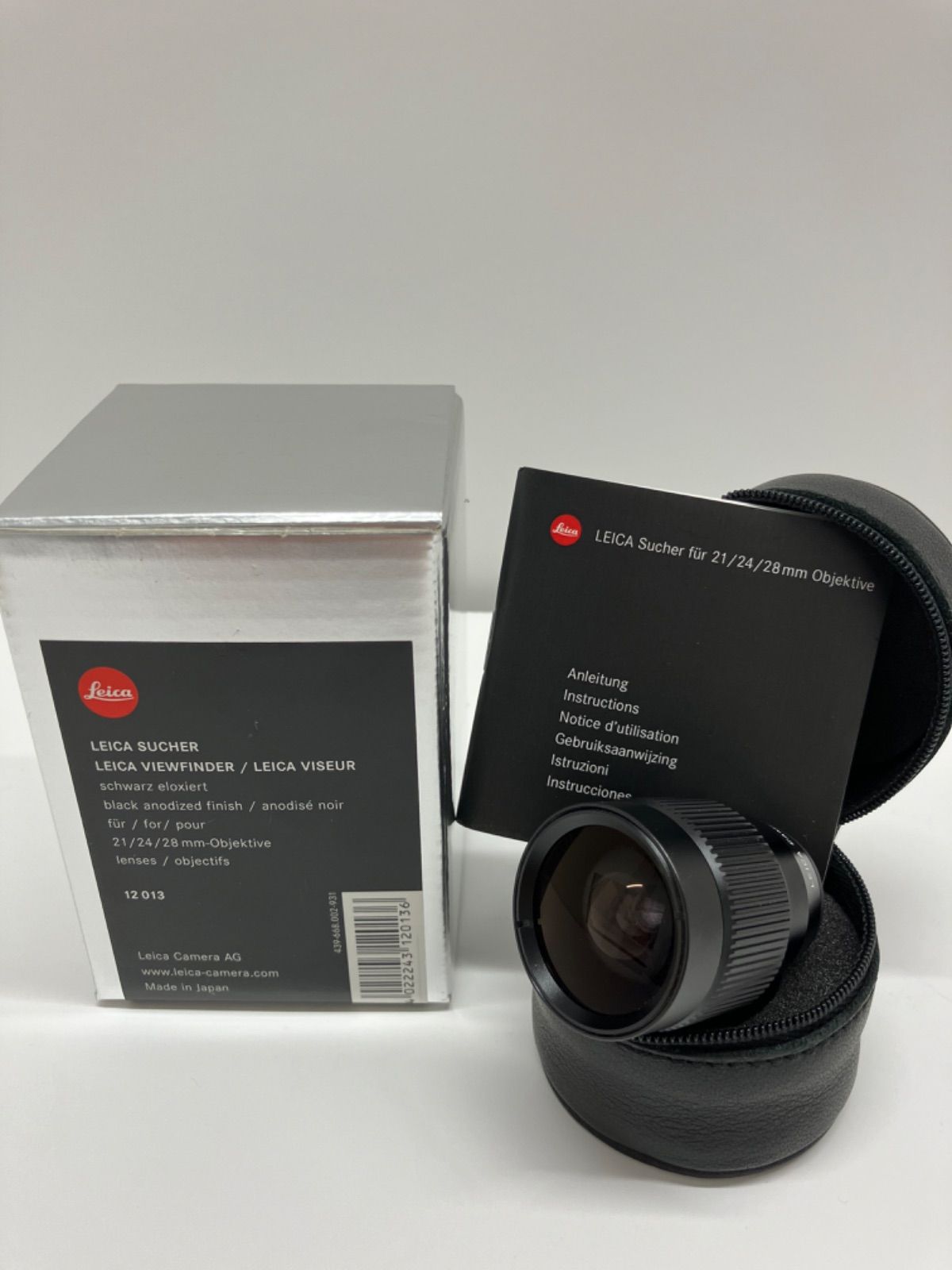 ライカ】LEICA ビューファインダー 21/24/28mm ブラック ケース付 