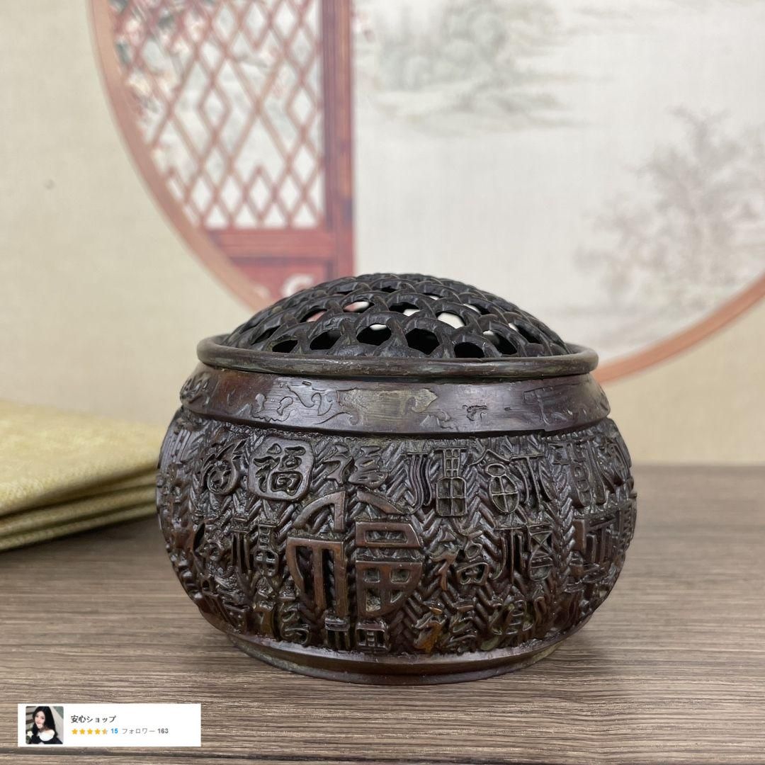銅製 香炉 香道具 茶道具 装飾品 工芸品 置物 銅 細工 茶道具 香道具 蓋置 置物 鵞鳥香炉 銅製 - メルカリ