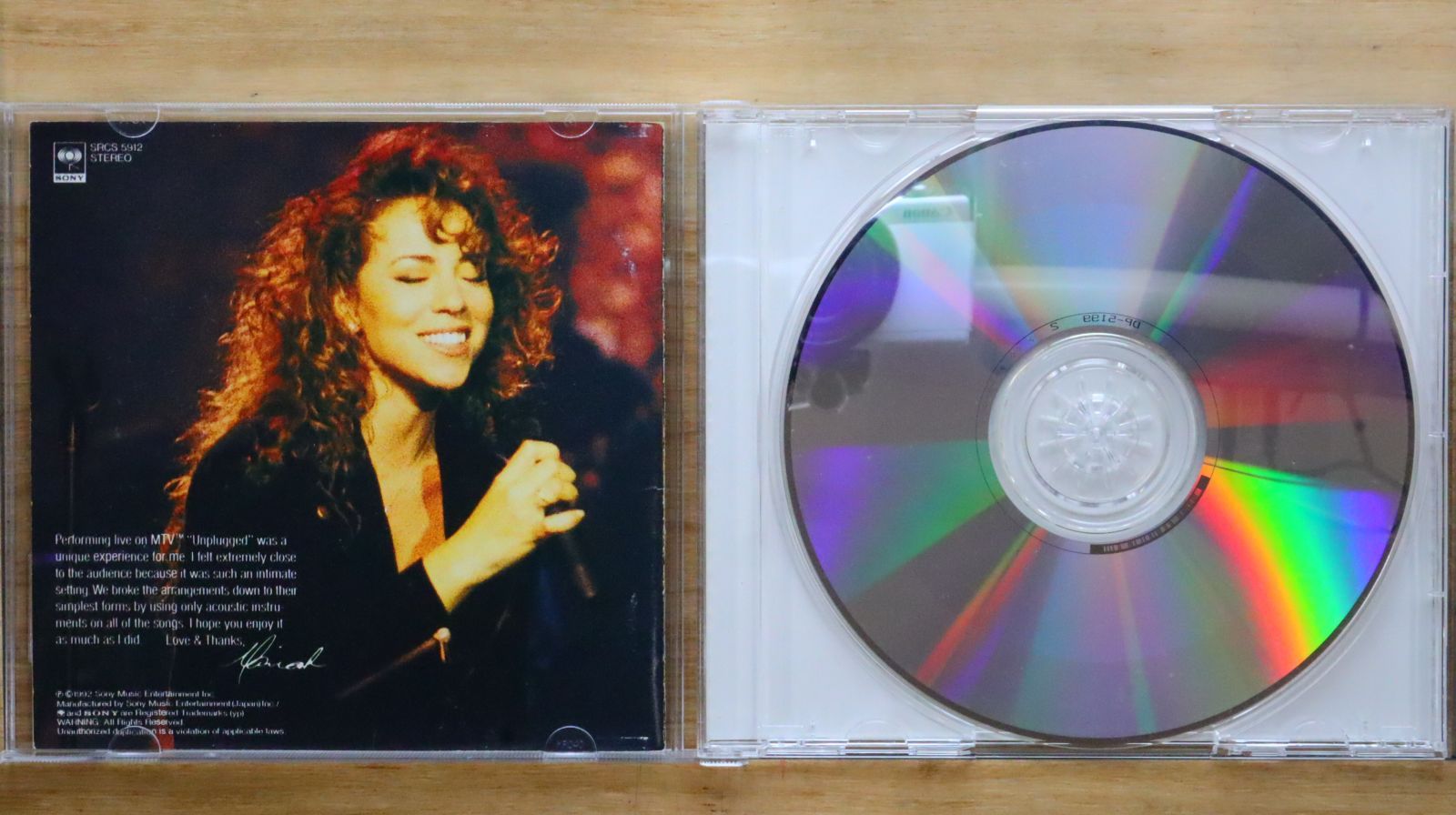 国内盤CD☆マライア・キャリー/Mariah Carey□ MTV Unplugged EP