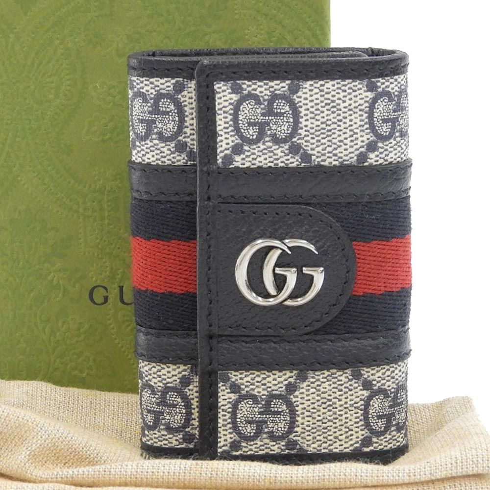 ✨新品未使用・箱保証書付き✨　GUCCI キーケース　マーモント　オフィディア 本物保証】 箱・布袋付 新品同様 グッチ GUCCI オフィディア GG