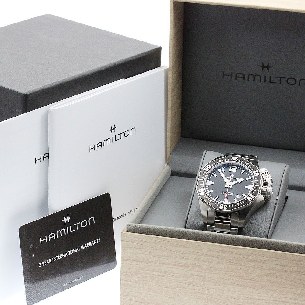 ハミルトン HAMILTON H776050 カーキネイビー オープン