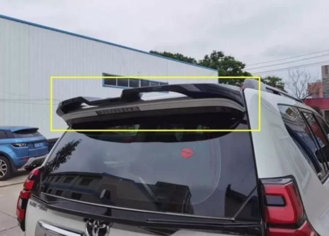 トヨタ ランドクルーザープラド 150系 2009- 対応 ABS製 リアウィング リアスポイラー ダックテール 外装パーツ 2色選択可 FFCRYSTALESIA_COM