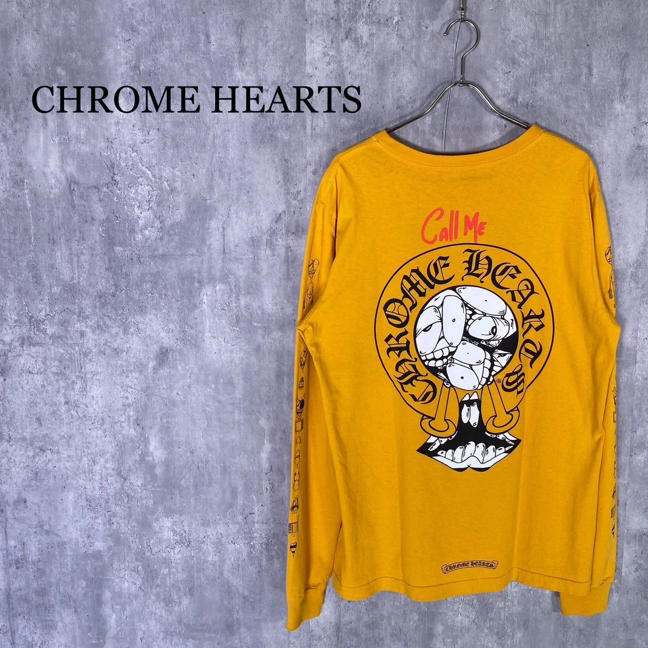 CHROME HEARTS クロムハーツ L ロゴデザイン ロンT