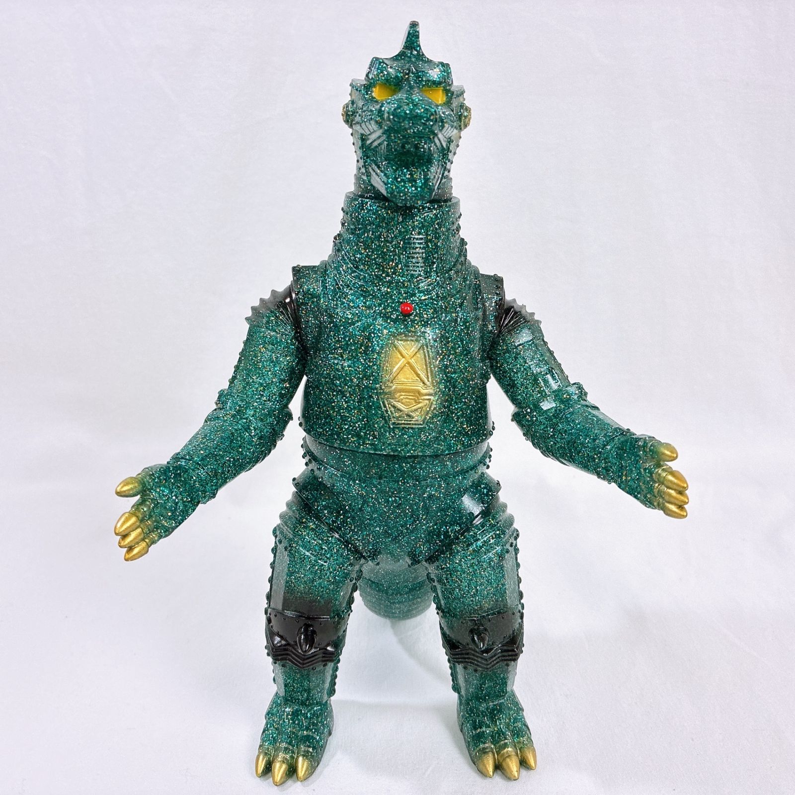 マルサン メカゴジラ 350 グリーンギガラメ・イエロー目 Glitter