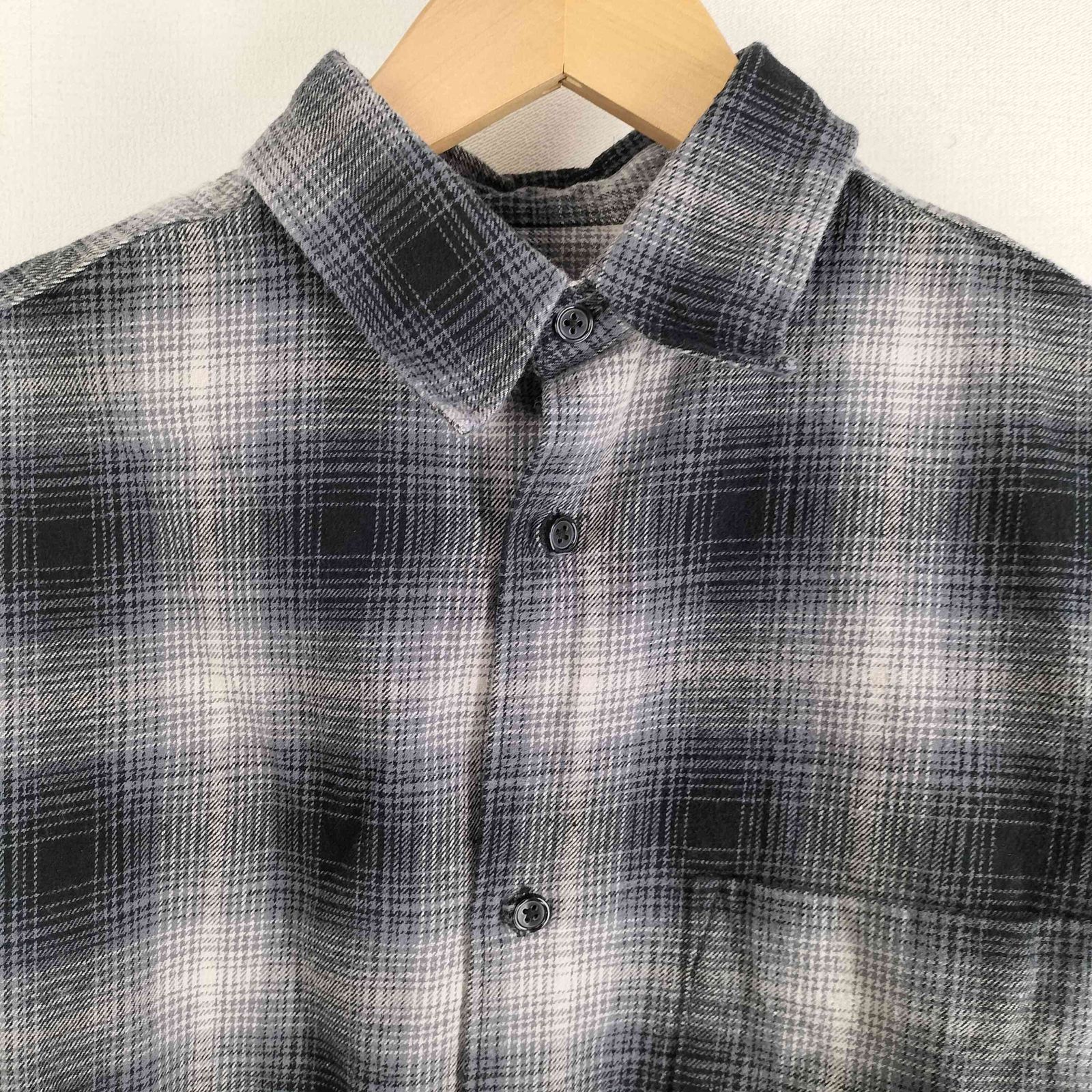 フリークスストア FREAKS STORE オーバーサイズオンブレチェックシャツ