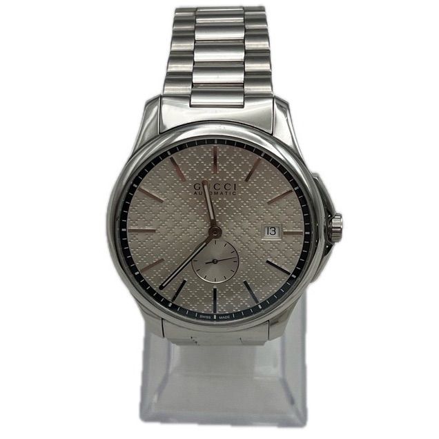 ▽稼働品 GUCCI グッチ 自動巻き腕時計 G-Timeless Gタイムレス 126.4 箱 コマ付き 00603