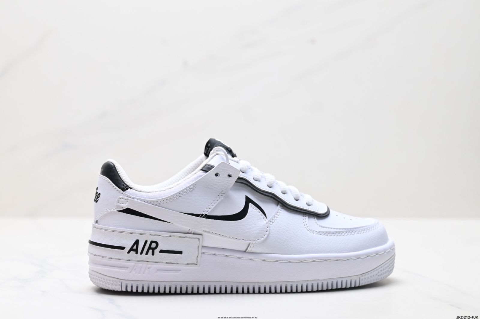 ナイキ NIKE WMNS Air Force 1 Shadow 新少女系デコンストラクティヴィズムデザイン マカロン エアフォースワン 軽量ハイインソールロートップ マルチマッチスケートシューズ-WTO輸入2
