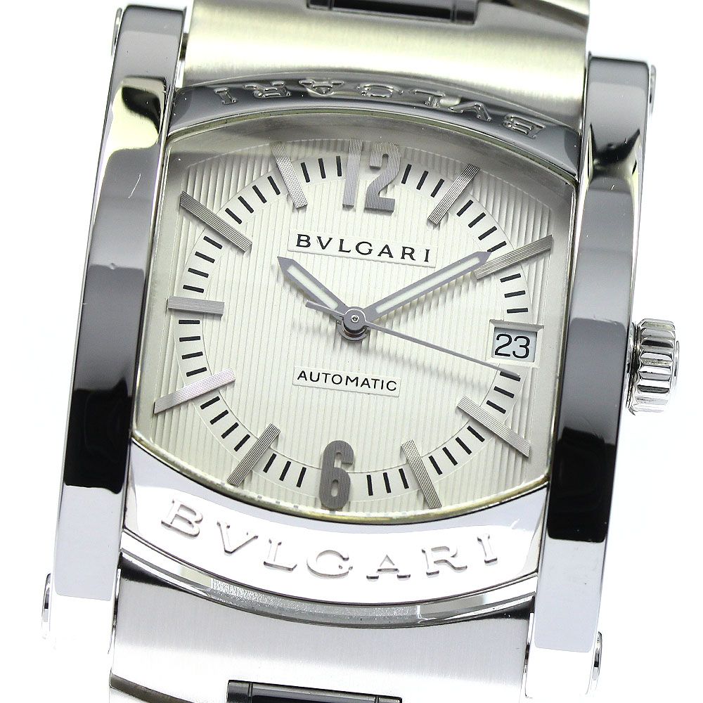 ブルガリ BVLGARI AA44S アショーマ デイト 自動巻き メンズ 良品 箱