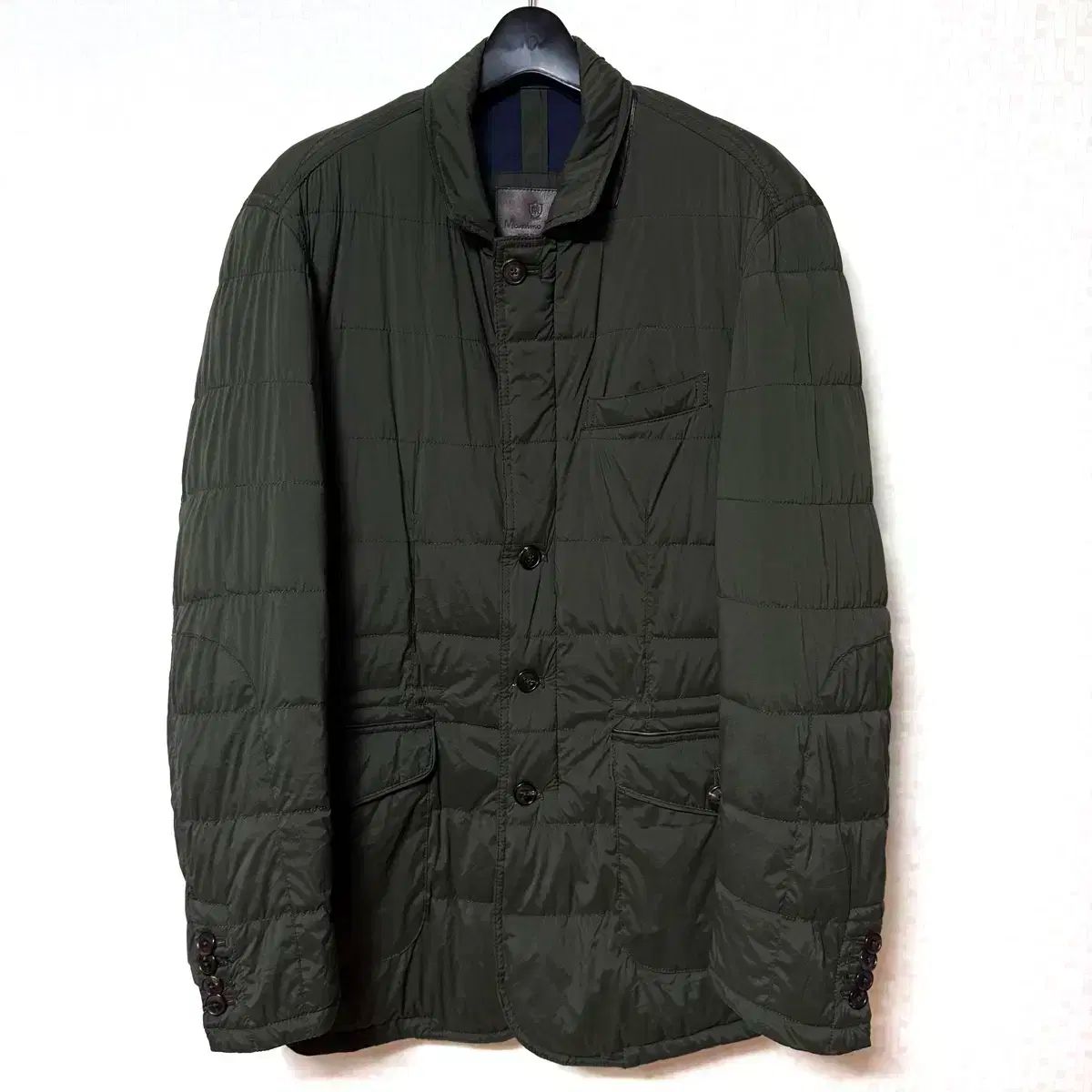 S 90 マッシモ ドゥッティ ダウン ブレーザー ジャケット カーキ