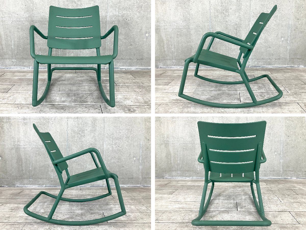 品質保証で、高速配送！ TOOU|トゥー Outo Rocking Chair | アウト ロッキングチェア ダークグリーン 激安で季節を先取り。