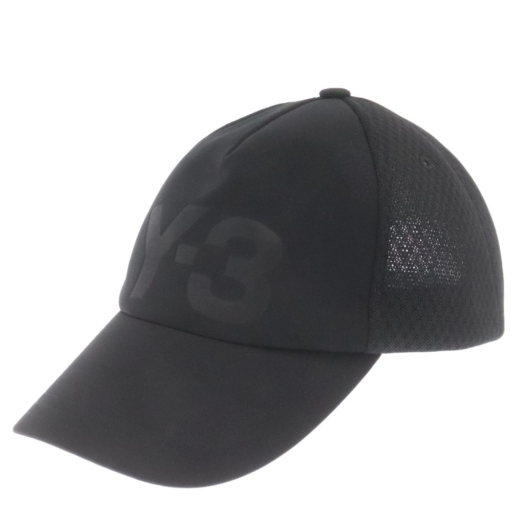 Y-3 (ワイスリー) TRUCKER CAP ロゴ トラッカーキャップ 帽子 ブラック CD4748