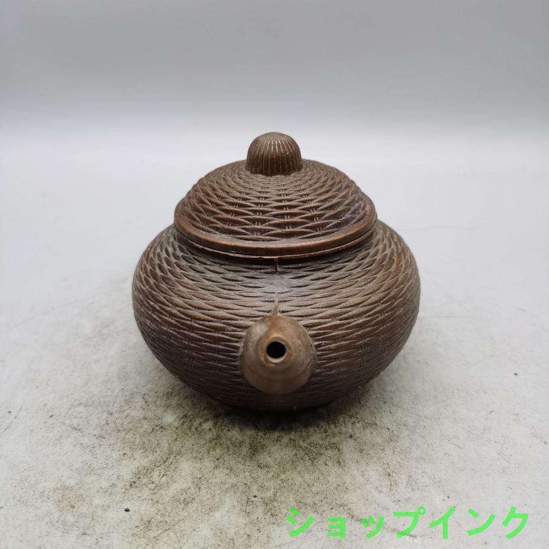 銅器 竹節壺 茶器 煎茶道具 装飾品 工芸品 置物