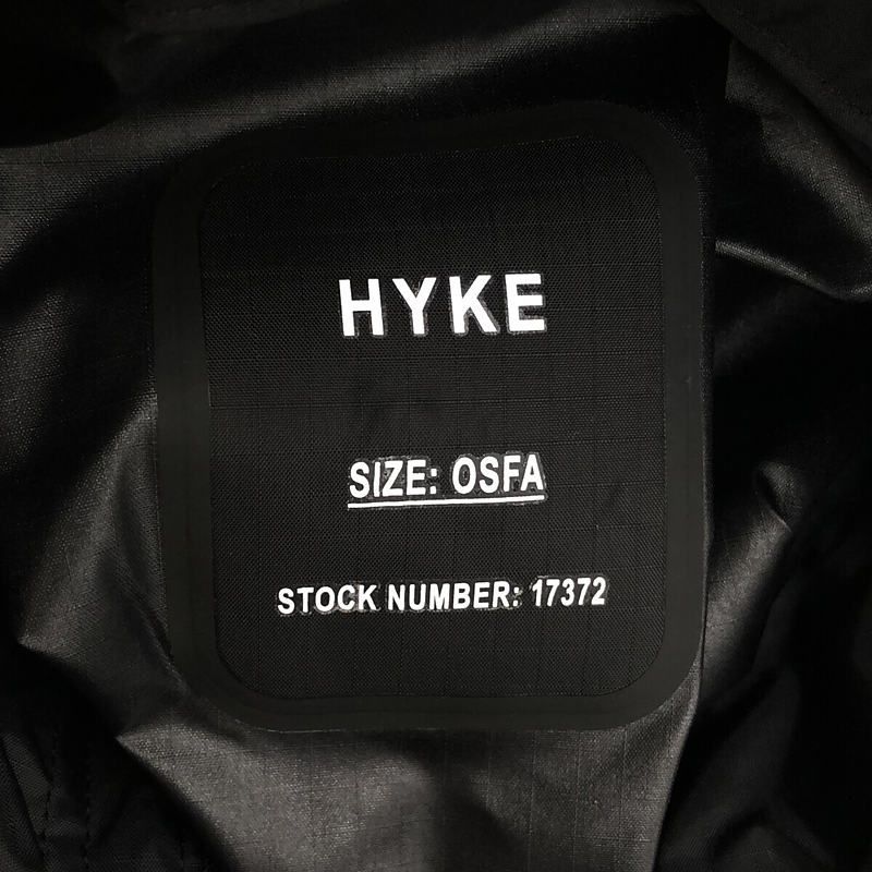 【美品】  HYKE / ハイク | 2023SS | NYLON MOUNTAIN CROPPED VEST ナイロン クロップド マウンテンベスト | OSFA | ブラック | レディース HYKE / ハイク | 2023SS | NYLON MOUNTAIN CROPPED VEST ナイロン