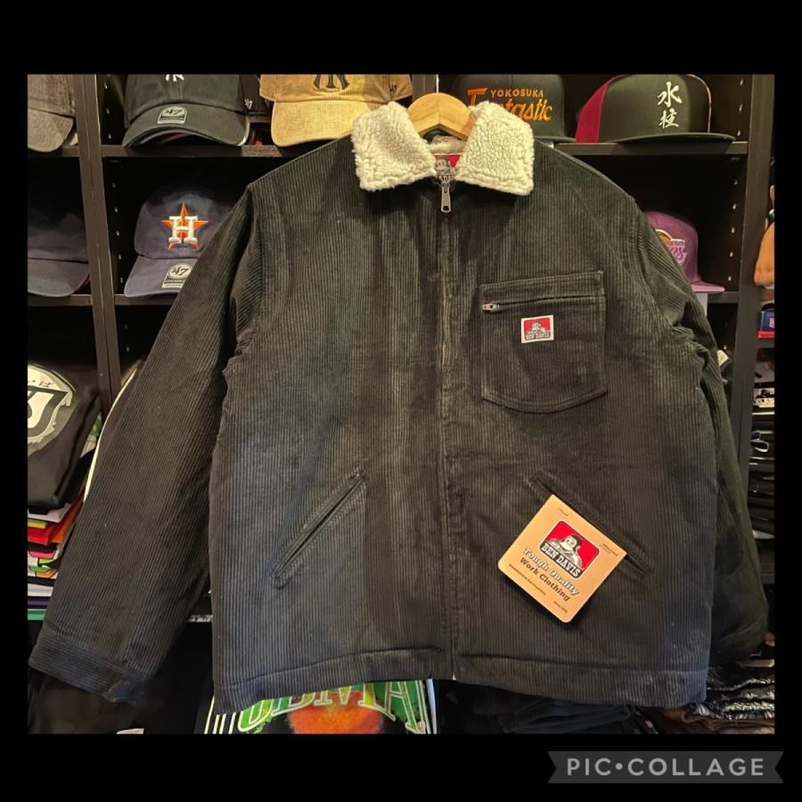 BEN DAVIS(ベンデイビス)WARMHOLIC CORDUROY JACKET / ウォームホリック コーデュロイ ジャケット ブラック  Lサイズ - メルカリ