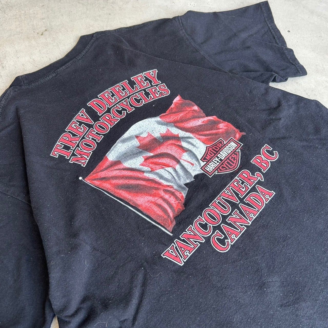 レア Harley-Davidson ハーレーダビッドソン 両面プリント Tシャツ 