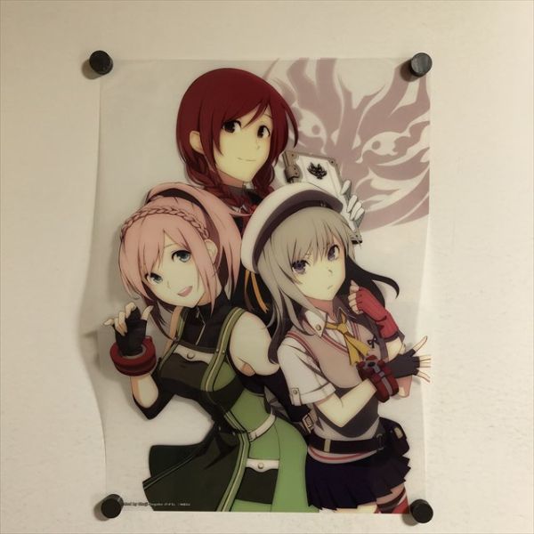 X2149 ◇GOD EATER 2 ゴッドイーター A3サイズ クリアポスター