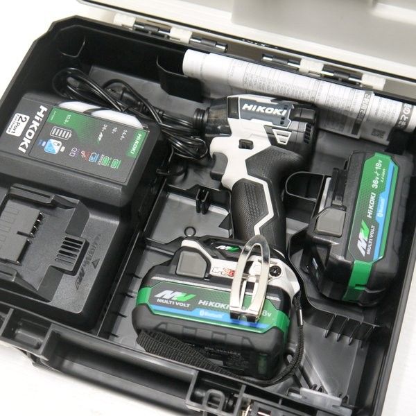 HiKOKI ハイコーキ コードレスインパクトドライバ WH36DD 2XHSZ FW フロスティホワイト ほぼ♥ 36V マルチボルト 特別 色 ≡DT6561