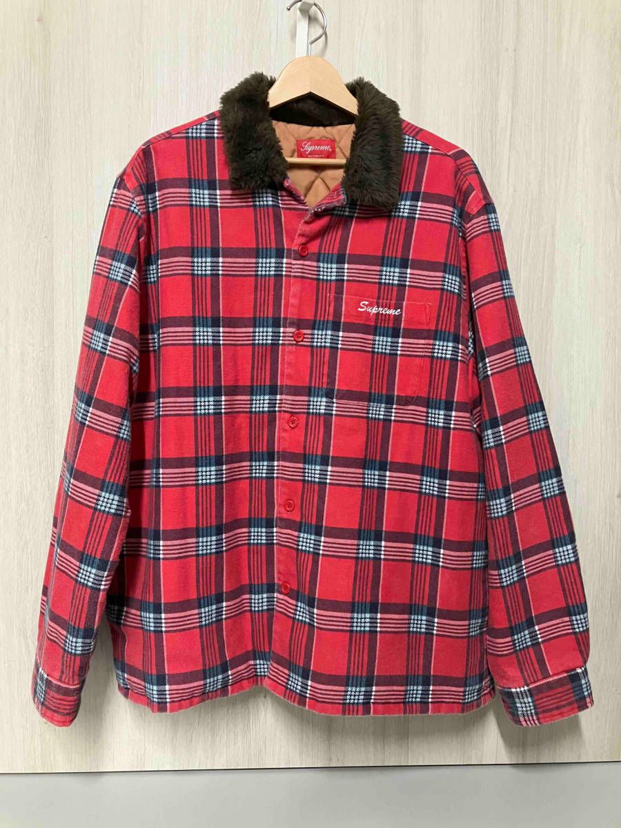 Supreme ／シュプリーム／シャツジャケット／Faux Fur Collar