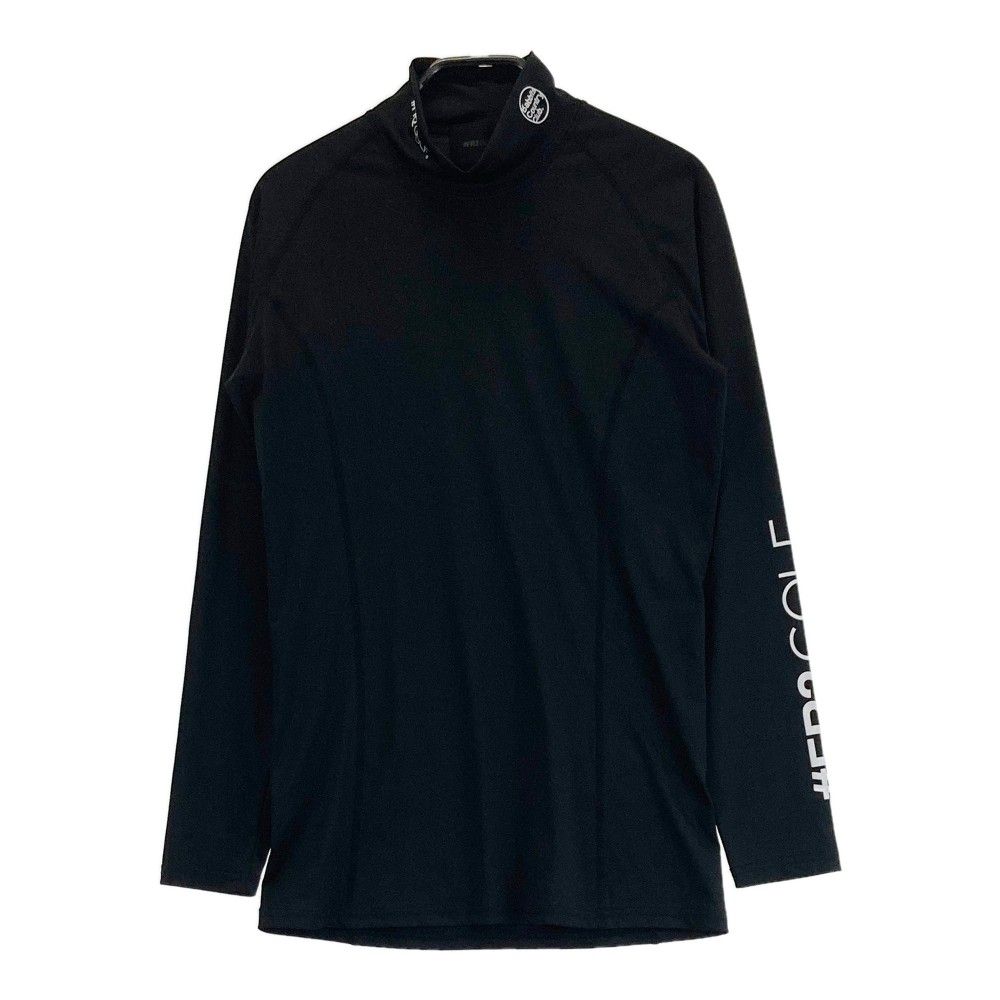 サイズ L FR2 GOLF エフアールツーゴルフ ハイネック 長袖 インナーTシャツ ブラック系 240101364055 ゴルフウェア メンズ ストスト