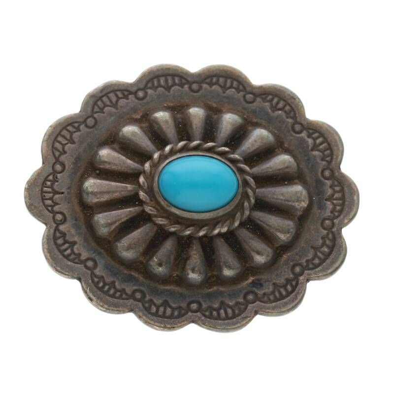 ゴローズ GC-03/銀縄ターコイズ付きフラワー 横向きコンチョ メンズ あたろ 