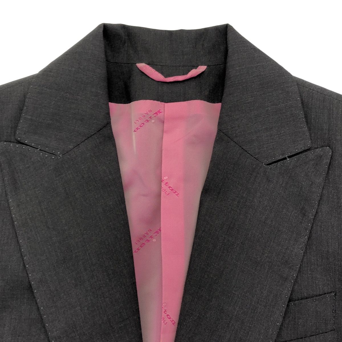 Kiton キートン ウールセットアップスーツ D15510127411