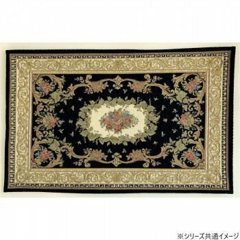 洗える!ゴブラン織シェニールマット カリエル 50×80cm NV・ネイビー 5571