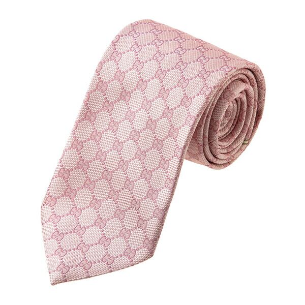 グッチ　GUCCI ピンク GGパターン ネクタイ 新品 グッチ GUCCI ネクタイ GGパターン ピンク - メルカリ