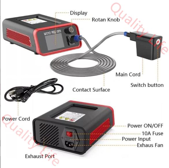車のボディのへこみ除去ツール 1500W電磁誘導デント修理器具自動スクラッチフリーペイント器具