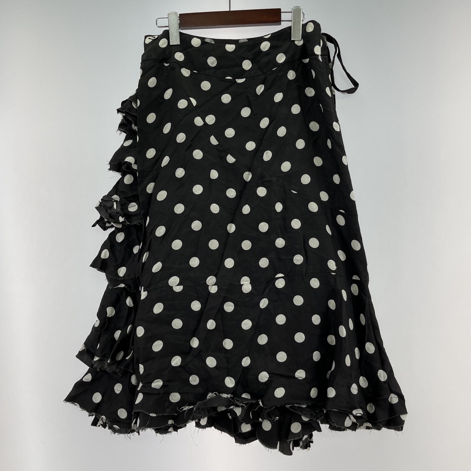 tricot COMME des GARCONS ロングスカート ドット ブラック
