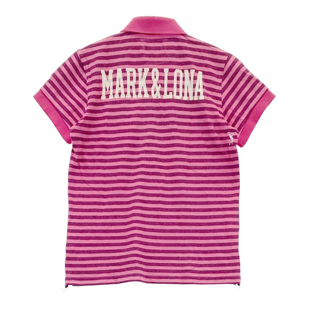 【美品】 MARK&LONA マークアンドロナ　ポロシャツ　ピンク MARK&LONA マークアンドロナ ML-16S-P31 半袖 ポロシャツ ピンク