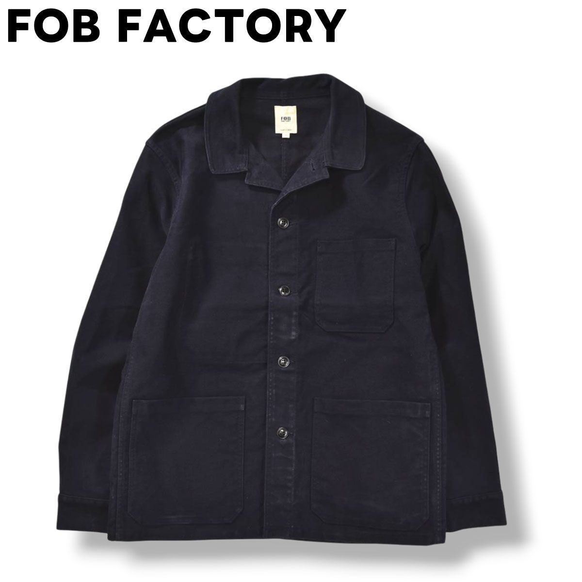 FOB FACTORY 別注 モールスキン カバーオール コート ユーロワーク 美