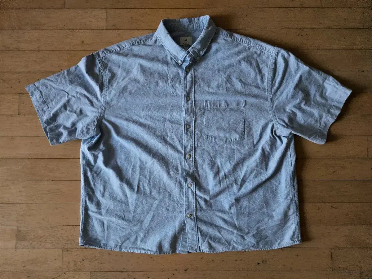 H ＆ M オーバーサイズ デニムシャツ XXL 110