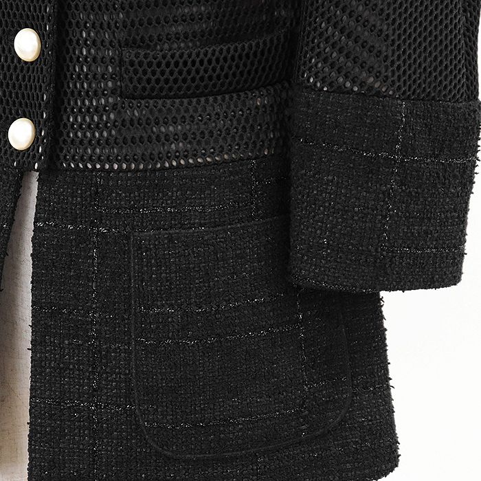 新品同様】CHANEL シャネル ジャケット P45896 メッシュ