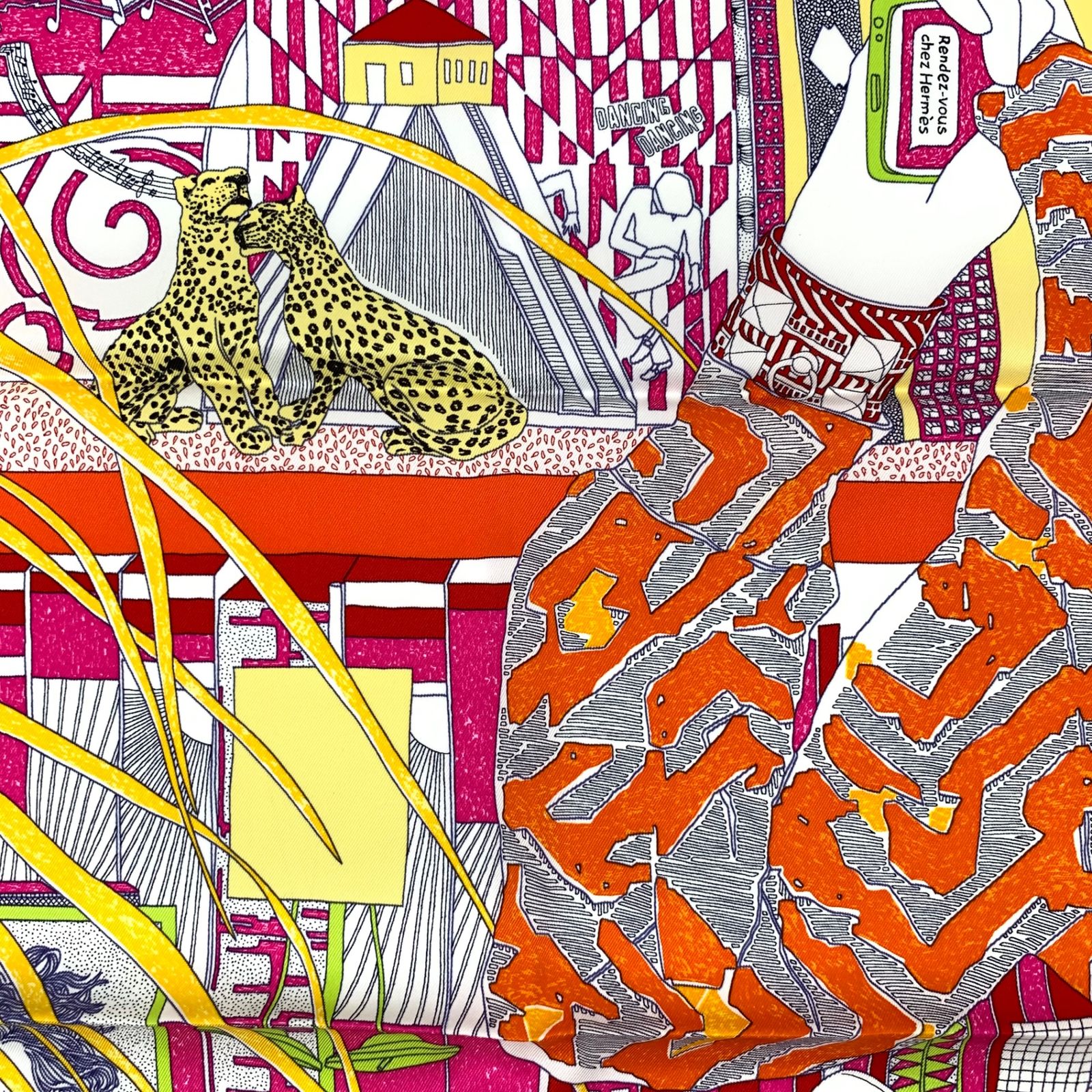新品未使用 HERMES エルメス スカーフ カレ70 Rendez-Vous Chez 