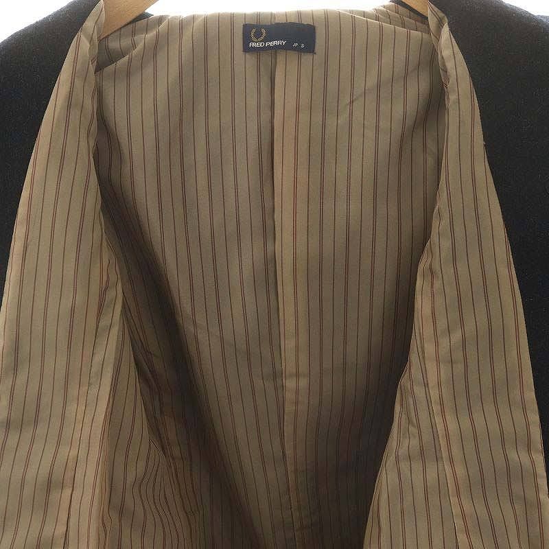 フレッドペリー FRED PERRY ウールPコート アウター ダブル S