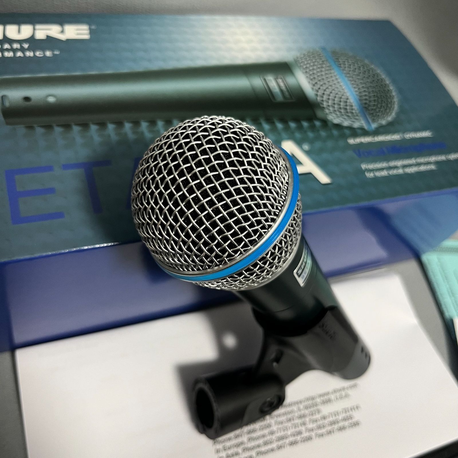 SHURE BETA58A ダイナミックマイク　未使用 楽天市場】Shure BETA58A ダイナミックマイク | BETA58 BETA 58A