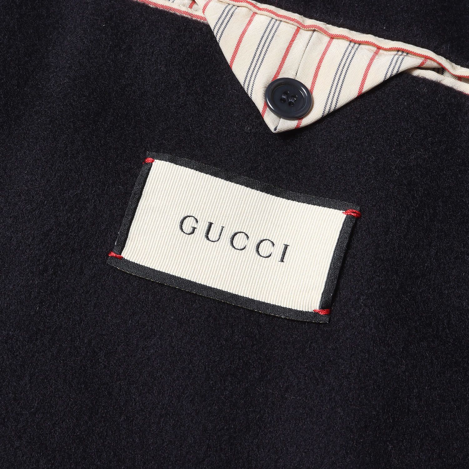 グッチ　ピーコート　44 GUCCI グッチ コート サイズ:44 取り外し可能フード付き ウール