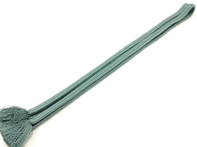 平和屋着物● 上 有職組紐道明 帯締め 冠組 藍鼠色 宮内庁御用 国立博物館御用 東京芸術大学御用 AABA9929ay