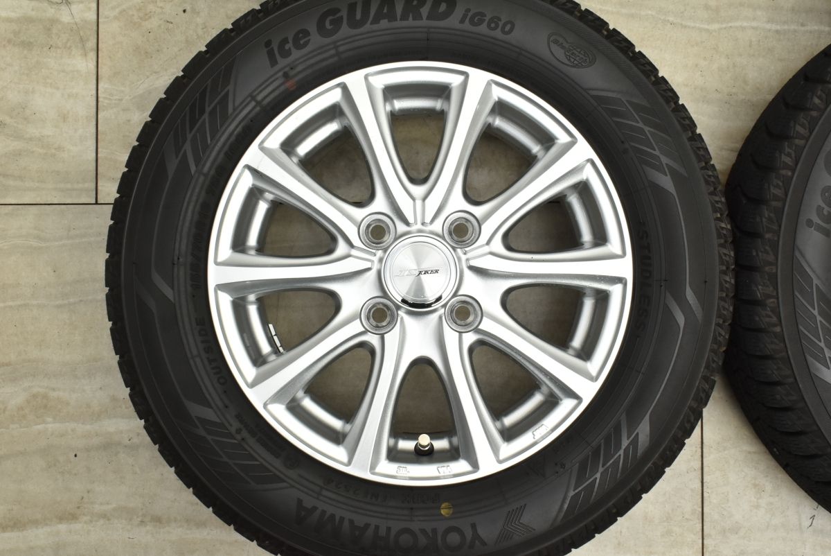 全品全国送料無料！ 製 バリ溝 WEDS JOKER 13in 4.50B 50 PCD100 ヨコハマ アイスガード IG60 155 70R13 ピクシス エブリィワゴン ミライース 専門店ならではの品揃え！