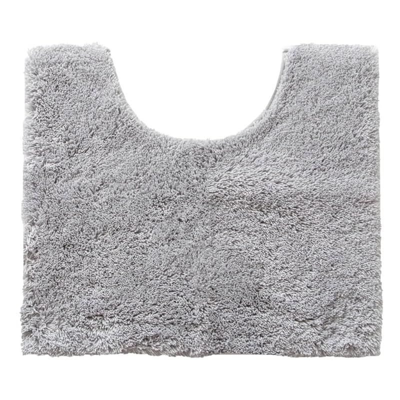 オカ(OKA) 乾度良好Dナチュレ トイレマット ミニサイズ (約48cm×55cm) グレー (かんどりょうこう 吸水 速乾 抗菌 防臭 トイレ 洗える)