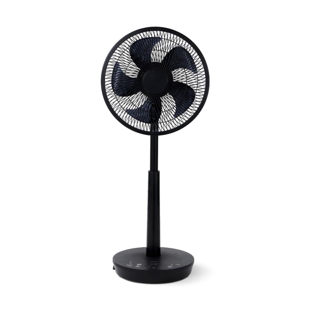 ブラック SF-V191 K シロカのポチタマ扇 サーキュレーター扇風機 2025年モデル DC音声操作 扇風機|音声認識機能|音声2種類|ふわビューン技術|ここピタ機能搭載|換気モード|風量調節8段階|ON OFFタイマー機能|静音|省エネ|リモコ