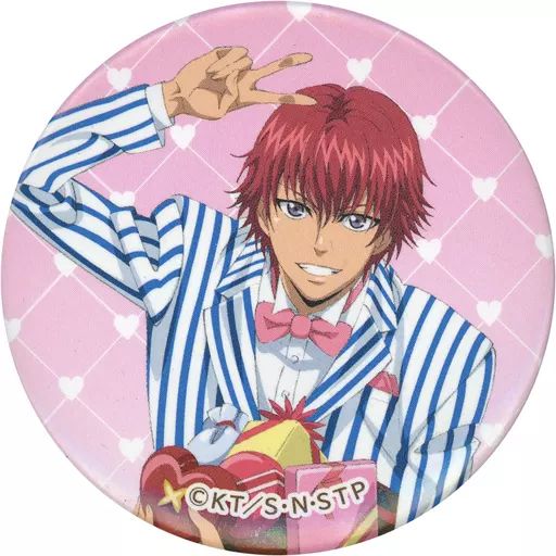 テニスの王子様 ハート缶バッジ バレンタイン 丸井ブン太 中古】バッジ・ピンズ 丸井ブン太 バレンタイン缶バッジ 「新テニスの