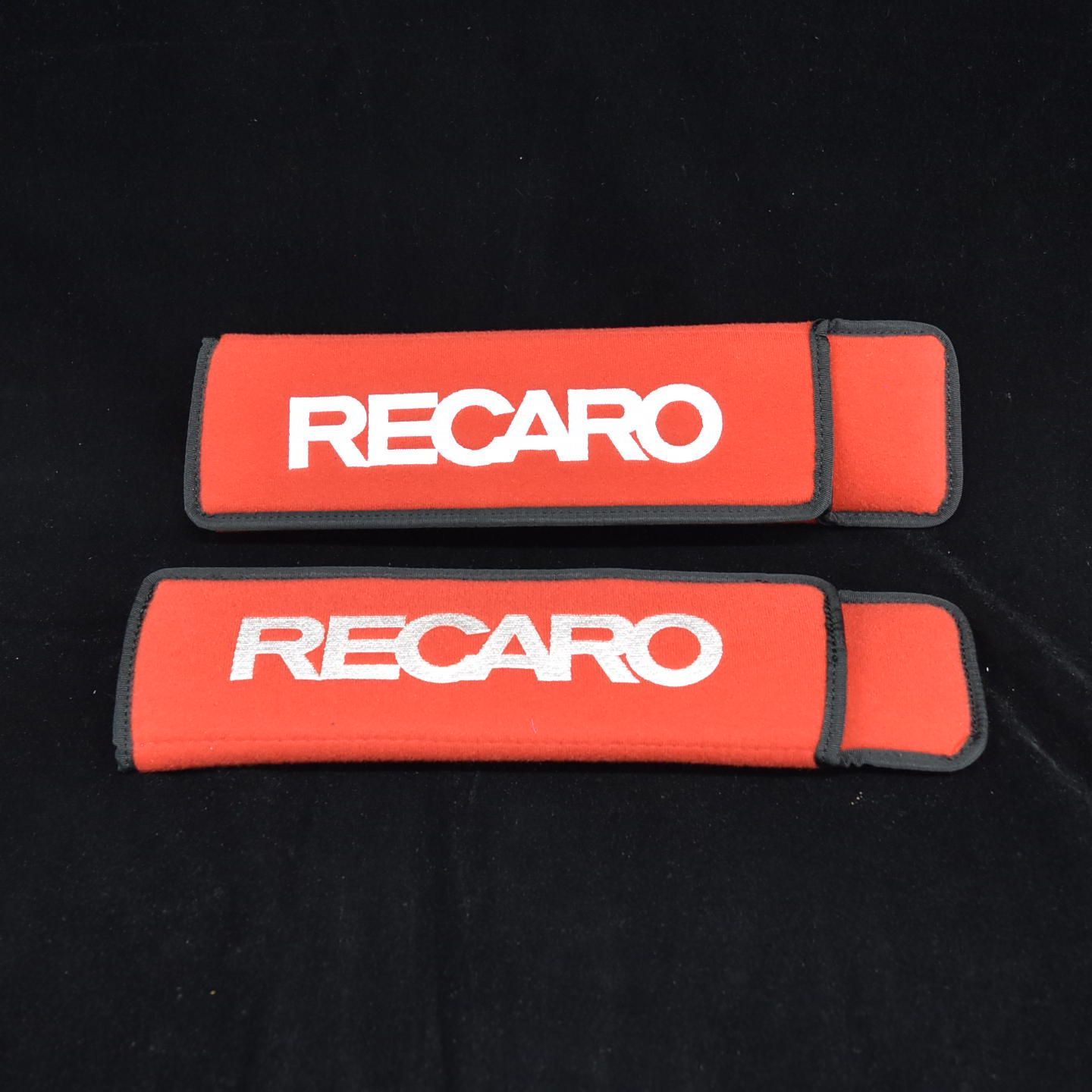 RECARO レカロ ベルトカバー ベロアレッド 7217087