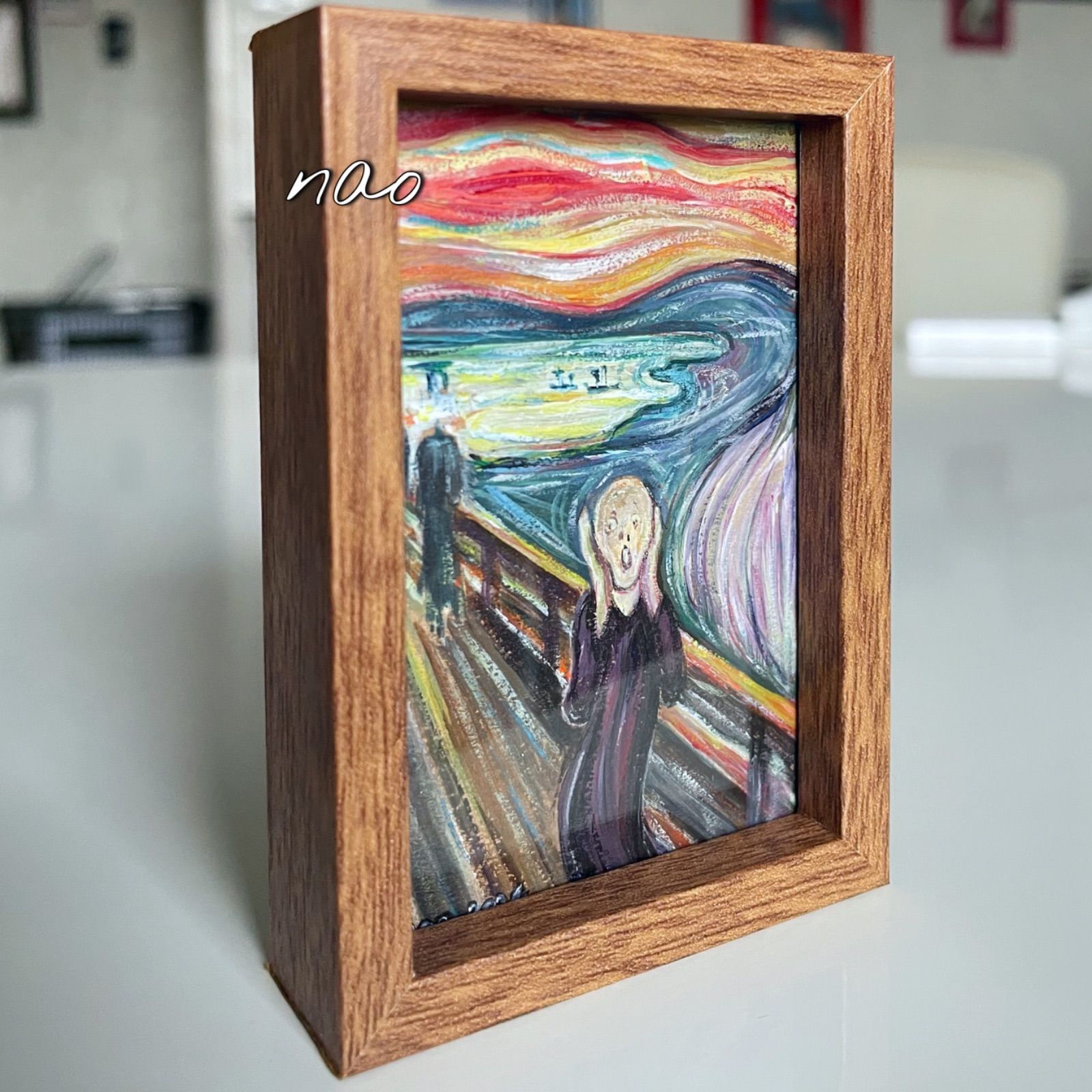 【レア物】油絵風アートアクリルスタンド ムンクピカチュウ 稀少品】油絵風アートアクリルスタンド ムンクピカチュウ PSA