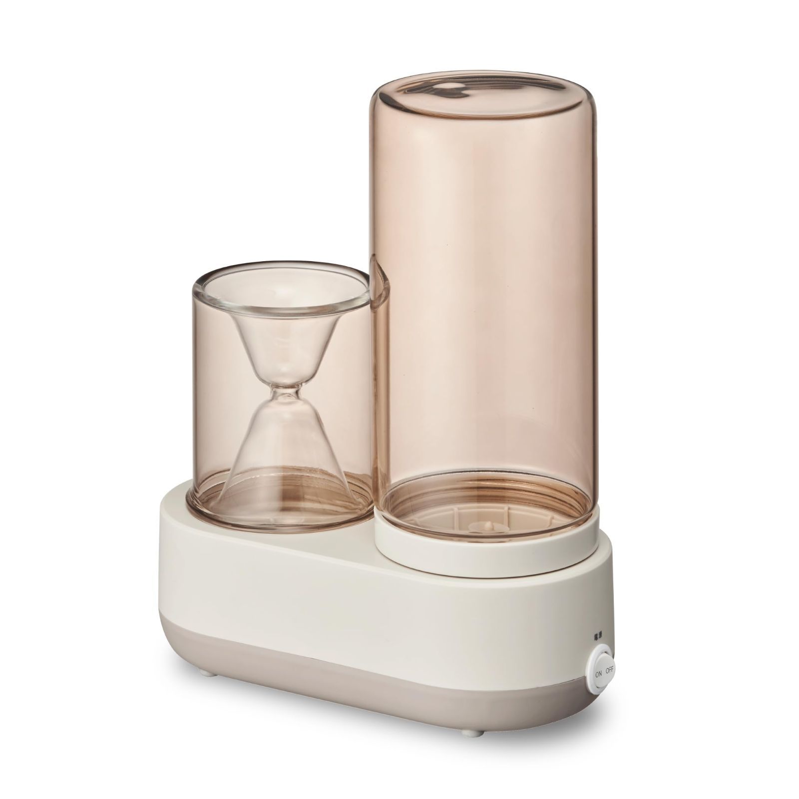 新着商品 寝室 の加湿器 ドウシシャ 加湿器 スチーム式 容量1.6L 木造3畳 プレハブ6畳 加湿量200ml|h 連続加湿時間8時間 サーモスタット 温度ヒューズ ガラス仕様 Korobaan 200S ベージュ