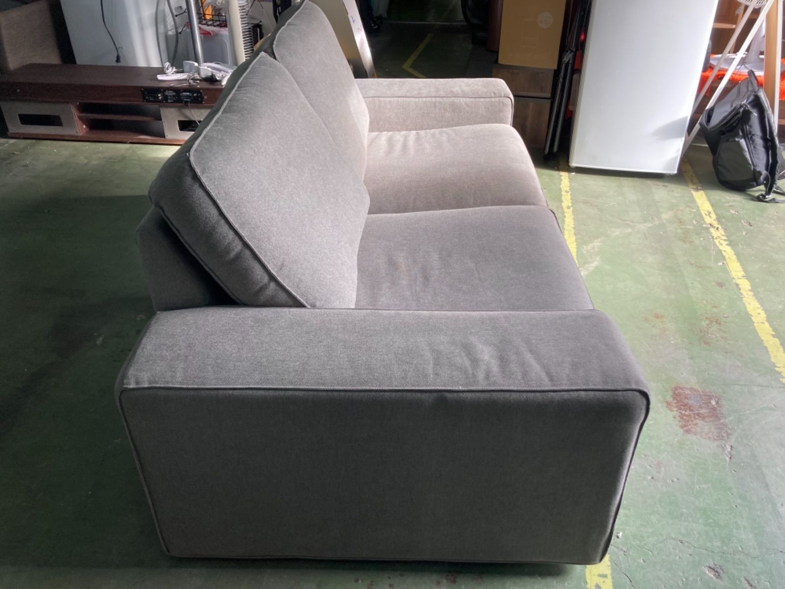 ○ 2〜3人掛けソファー、IKEA、グレー、幅187センチ、送料込み - メルカリ