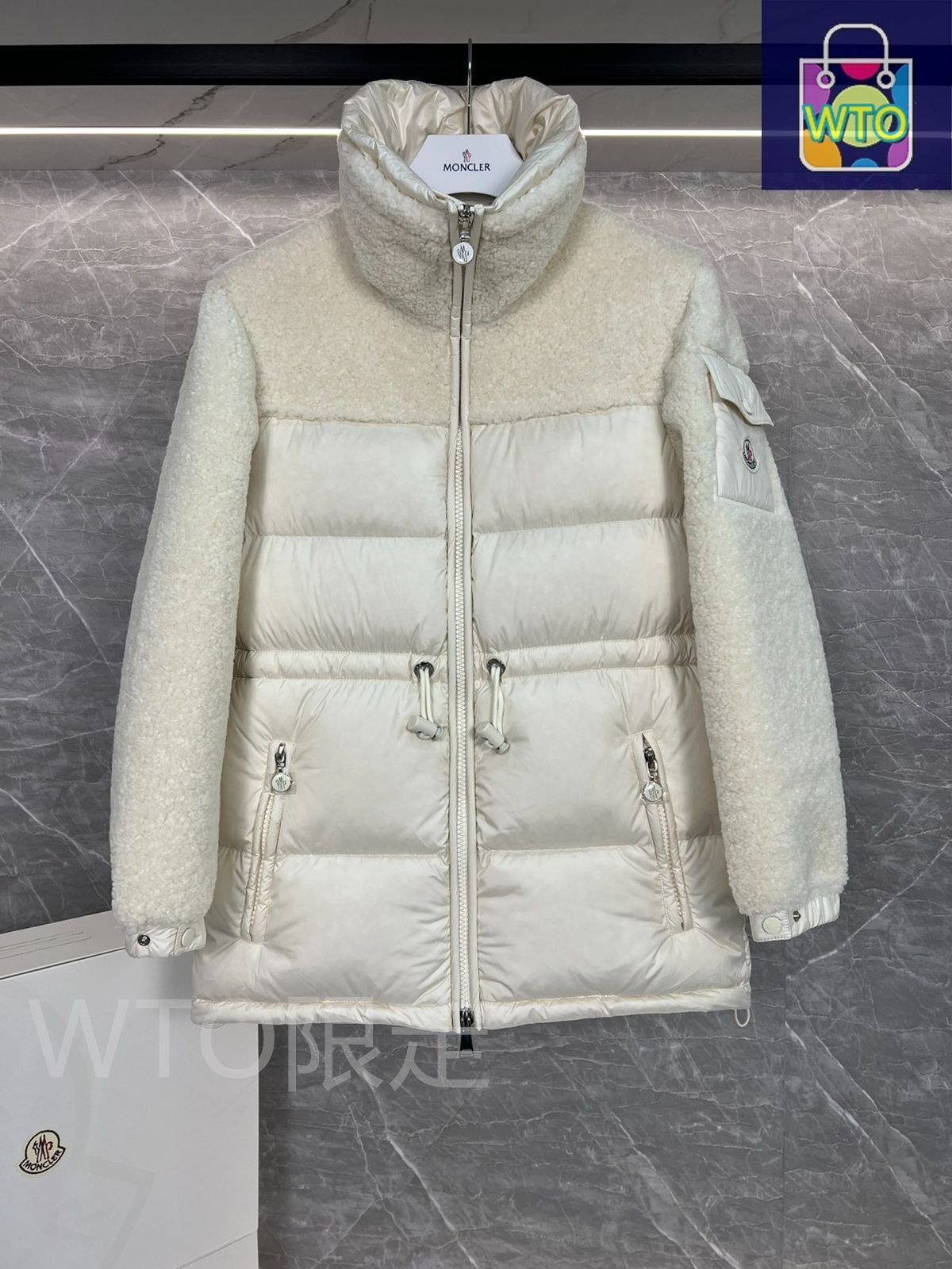 新品未使用タグ付き☆モンクレール☆WETE☆ベージュ☆サイズ00 MONCLER - MONCLER(モンクレール) コート サイズ00 XS