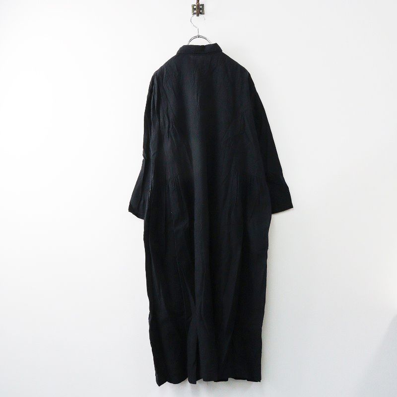 nest Robe ロングシャツワンピース 2022AW ネストローブ nest Robe UpcycleLino 近江晒 サイド