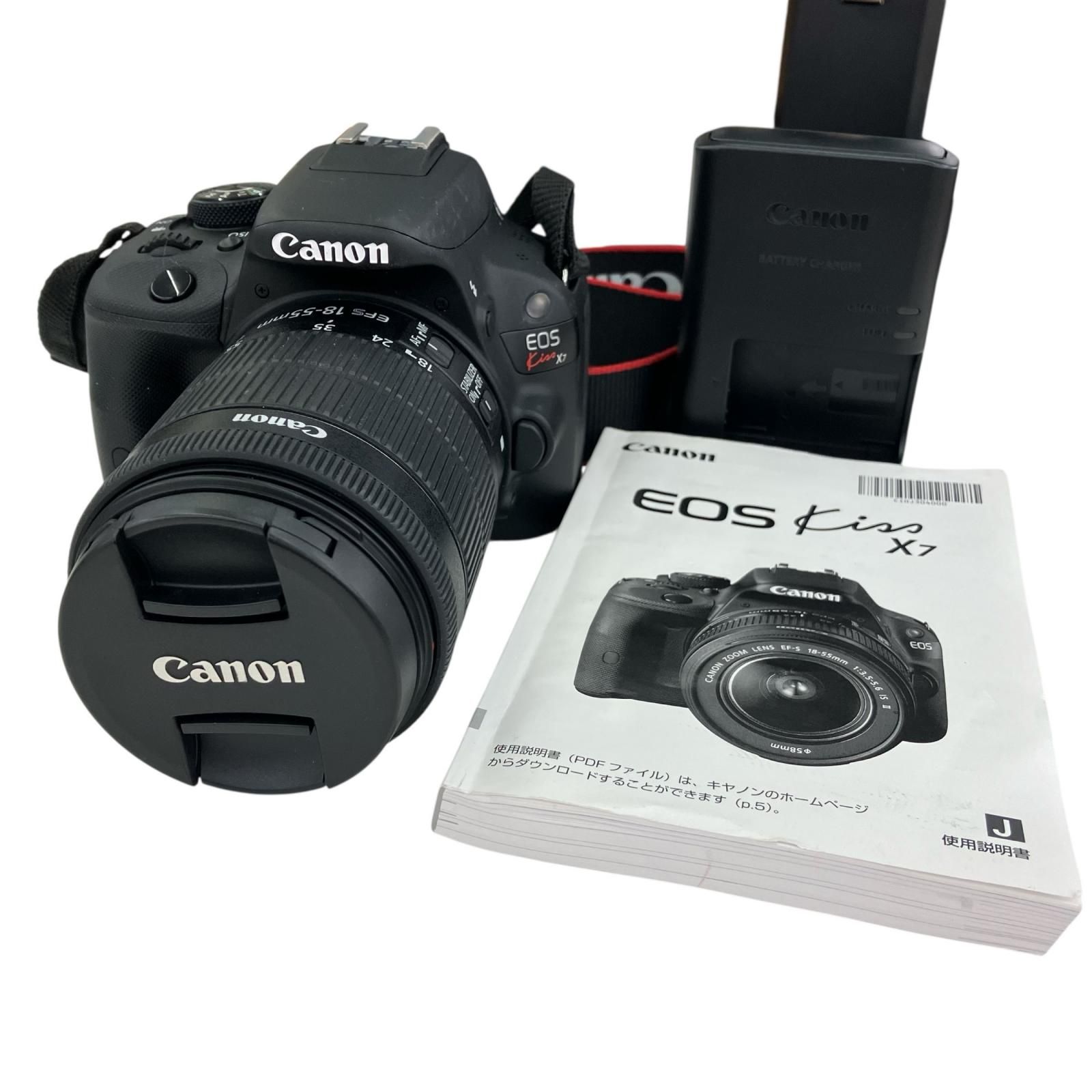 186000 現状品 canon キャノン Canon EOS Kiss DS126441 レンズ EF-S 18-55mm 1 3.5-5.6 IS STM ブラック